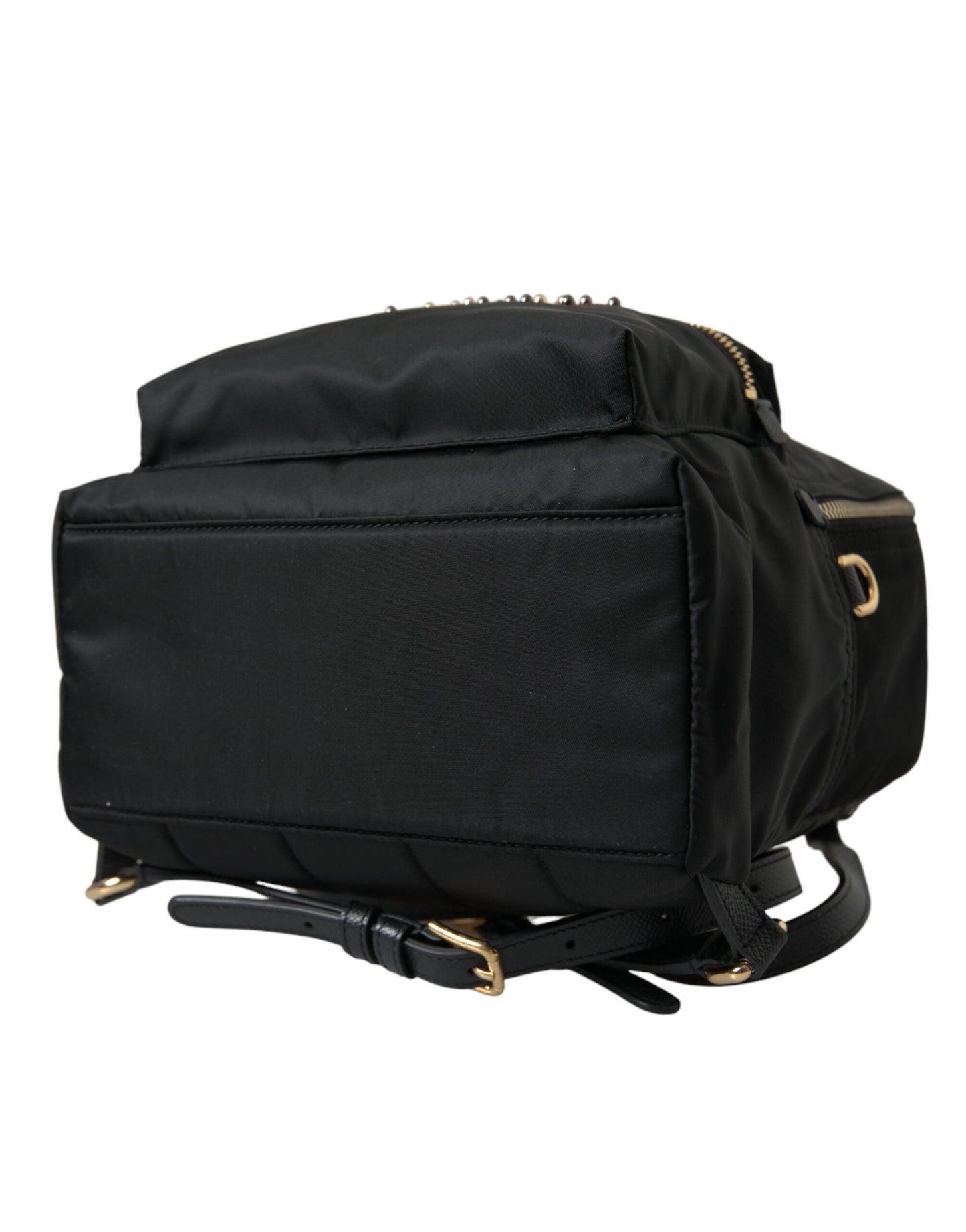Dolce & Gabbana Black #DGFAMILY Embellished Backpack VULCANO Women's Bag