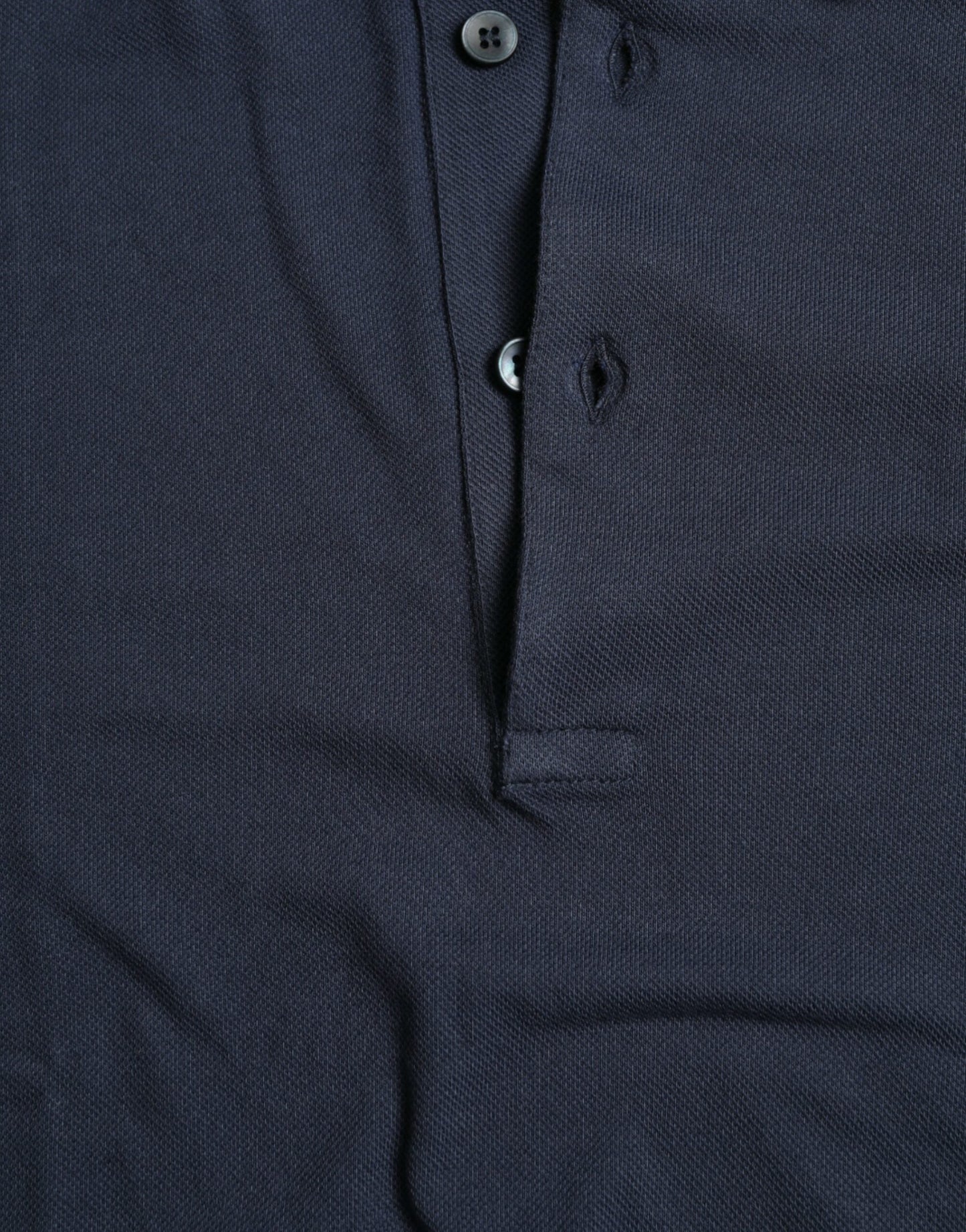 Dolce & Gabbana Blue Crown Patch Cotton Collared Men Polo Men's T-shirt