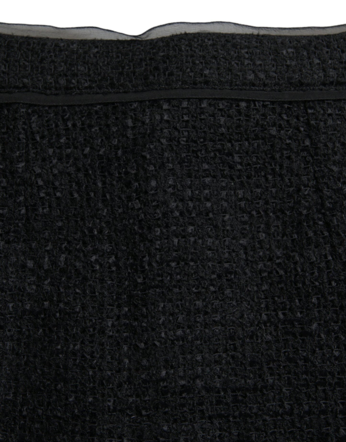 Dolce & Gabbana Black Wool High Waist Pencil Cut Midi Women's Skirt