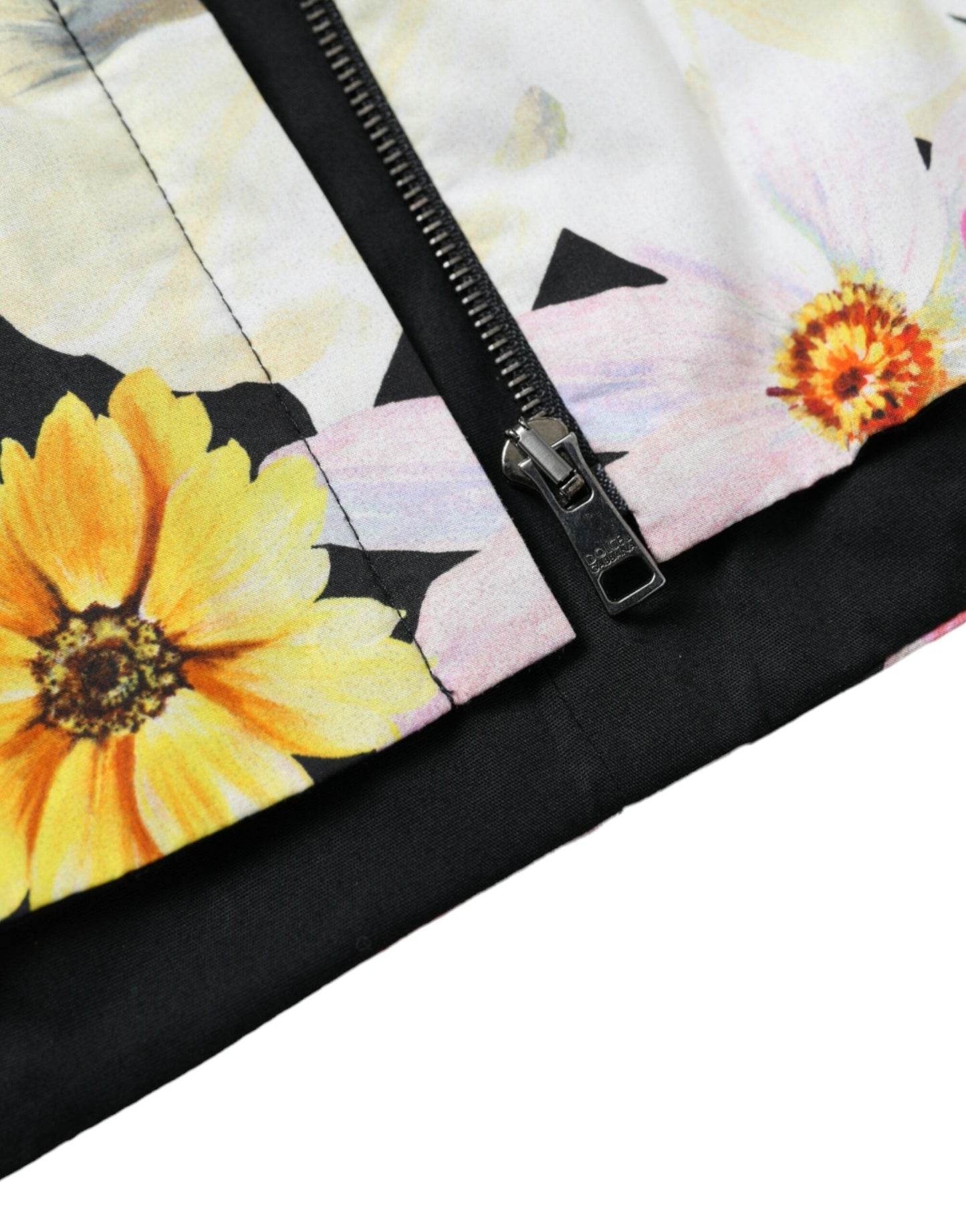 Dolce & Gabbana Multicolor Floral Sleeveless Bustier Crop Women's Top