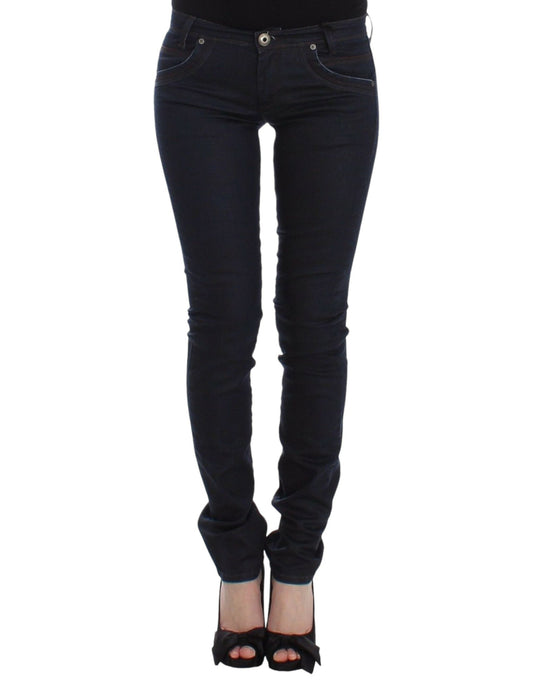 Ermanno Scervino Blue Slim Jeans Denim Pants Skinny Leg Women's Stretch