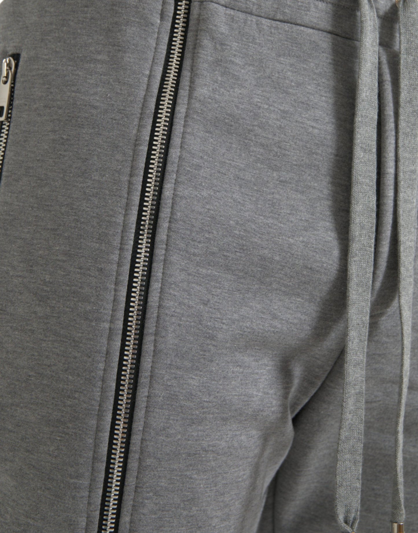 Dolce & Gabbana Gray Cotton Jogger Skinny SweatMen's Men's Pants