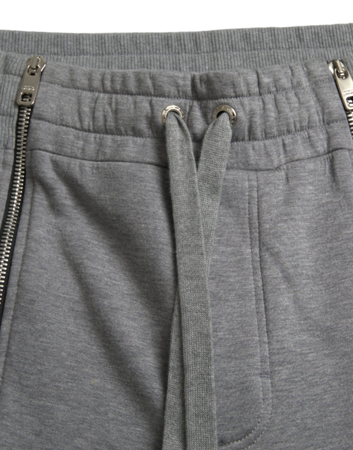 Dolce & Gabbana Gray Cotton Jogger Skinny SweatMen's Men's Pants