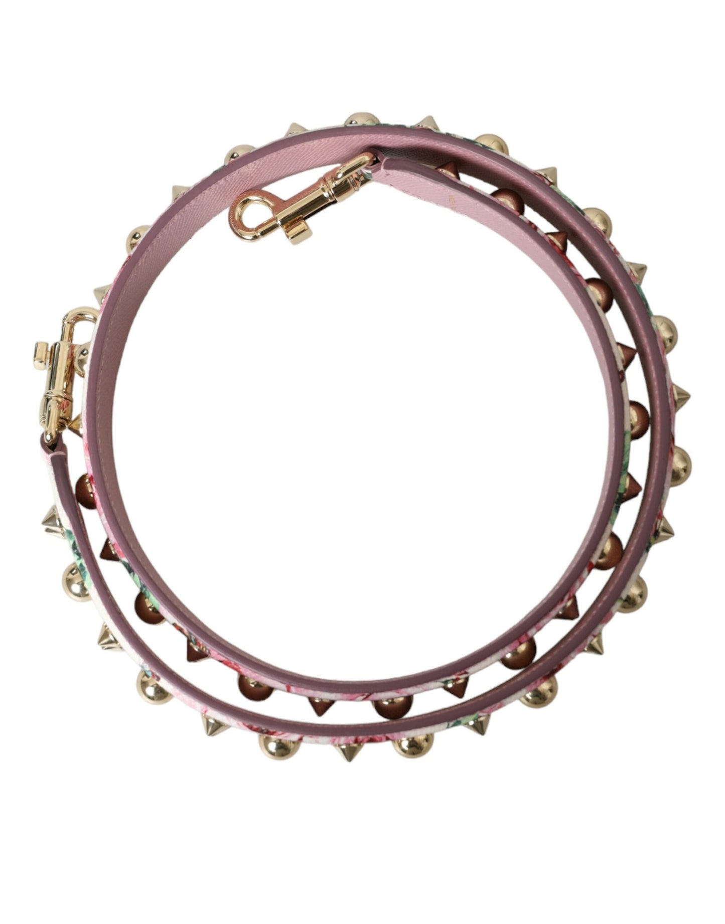 Dolce & Gabbana Pink Floral Handbag Accessory Shoulder Women's Strap