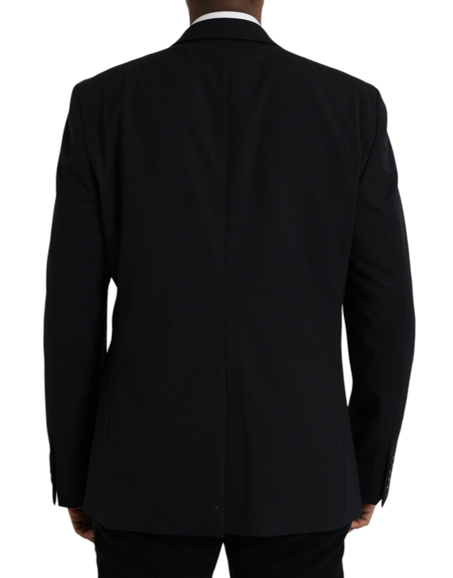 Dolce & Gabbana Black MARTINI Single Breasted Coat Men's Blazer