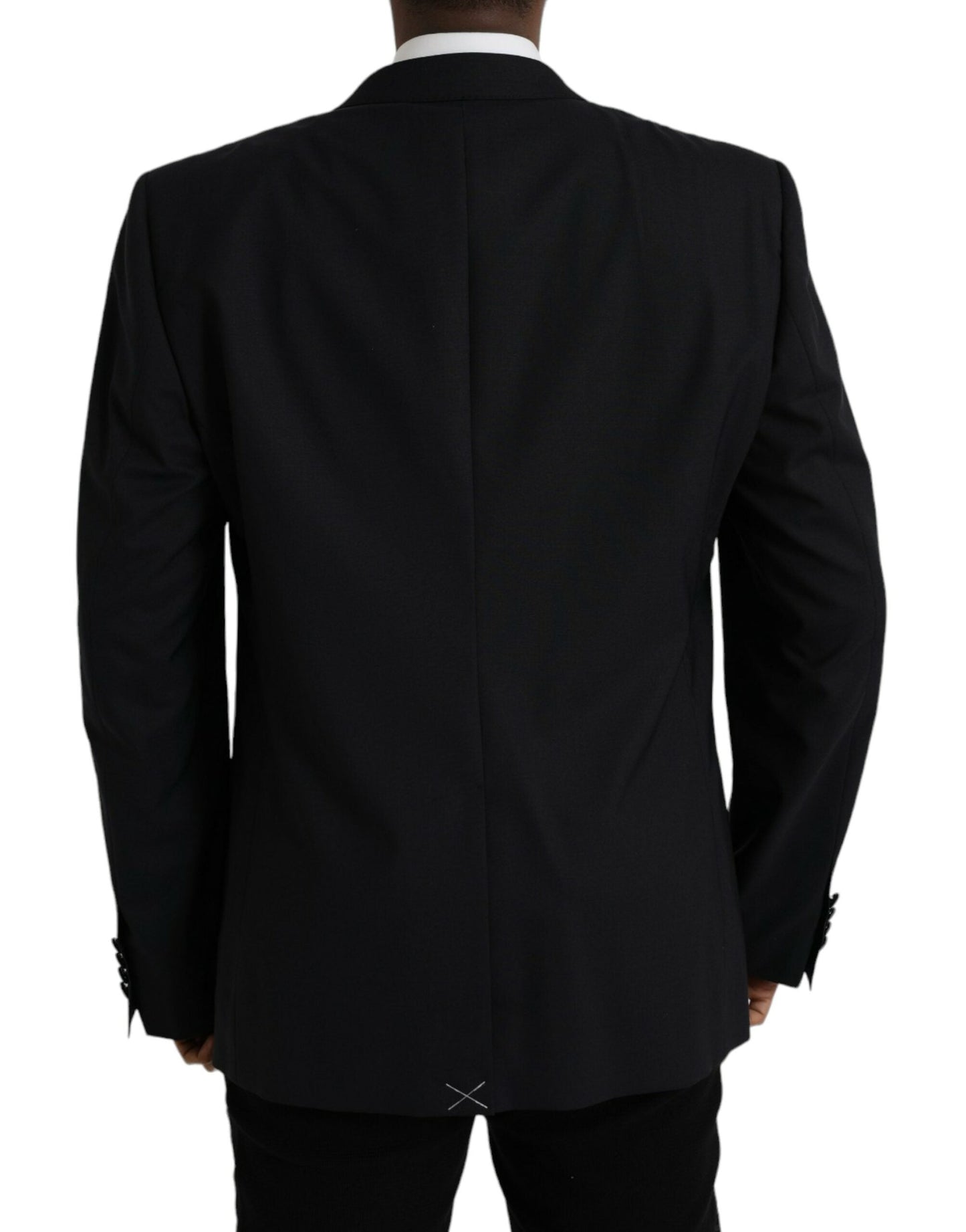 Dolce & Gabbana Blue MARTINI Single Breasted Coat Men's Blazer