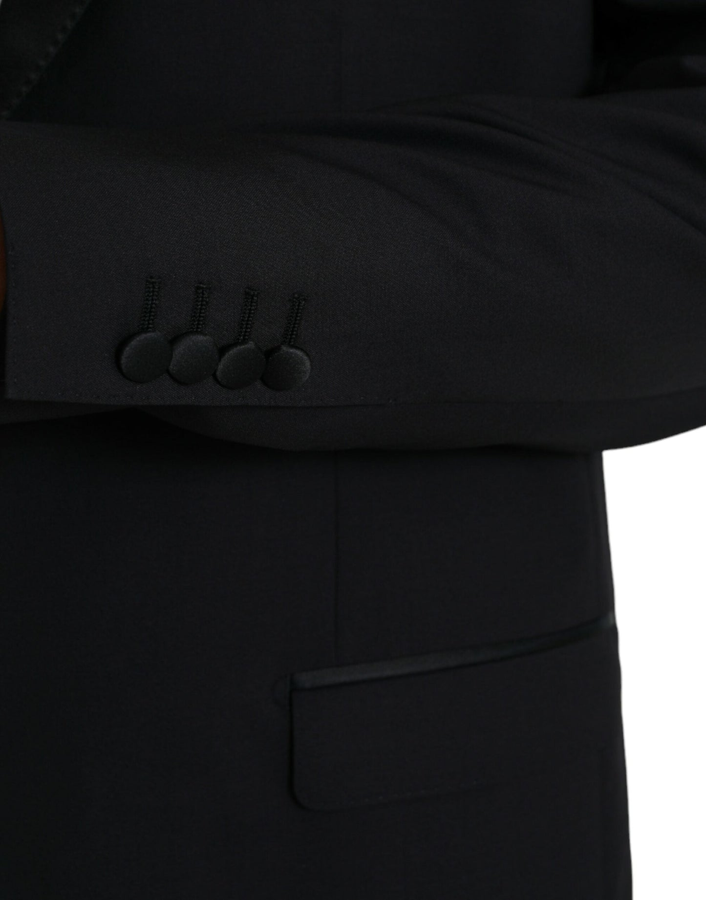 Dolce & Gabbana Blue MARTINI Single Breasted Coat Men's Blazer