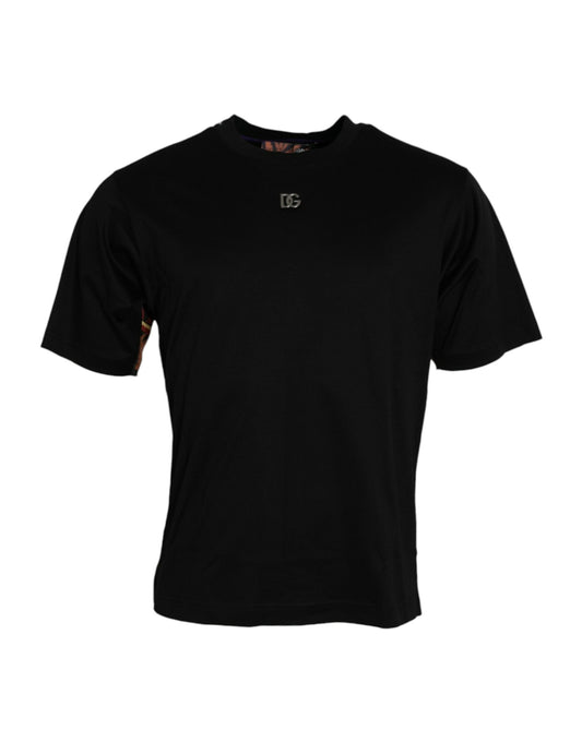 Dolce & Gabbana Multicolor Tiger Print Cotton Short Sleeves Men's T-shirt