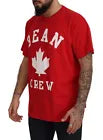 Dsquared�� Red Printed Cotton Short Sleeves Crewneck Men's T-shirt (Pre-Owned)
