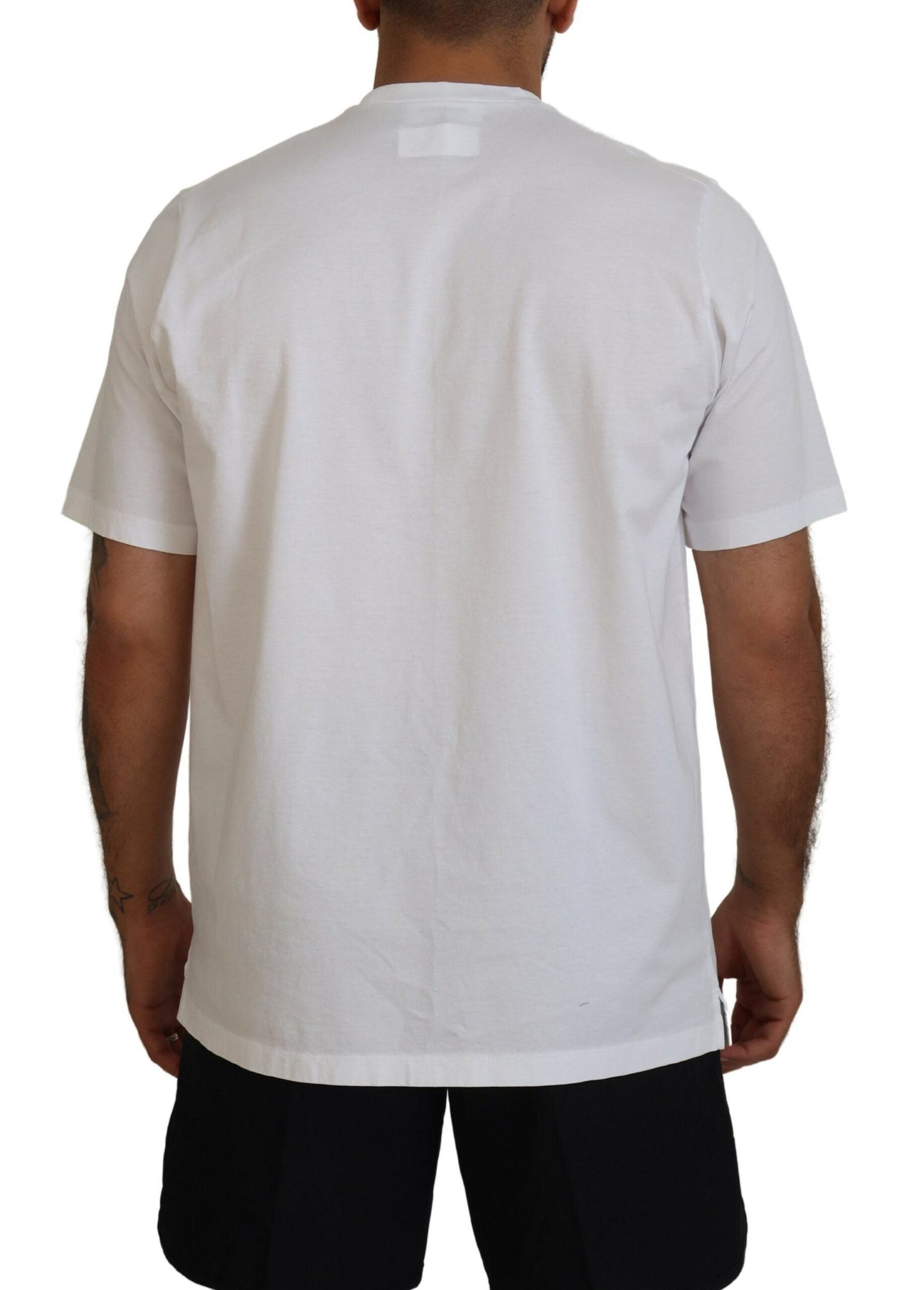 Dsquared�� White Cotton Short Sleeves Crewneck Men's T-shirt (Pre-Owned)