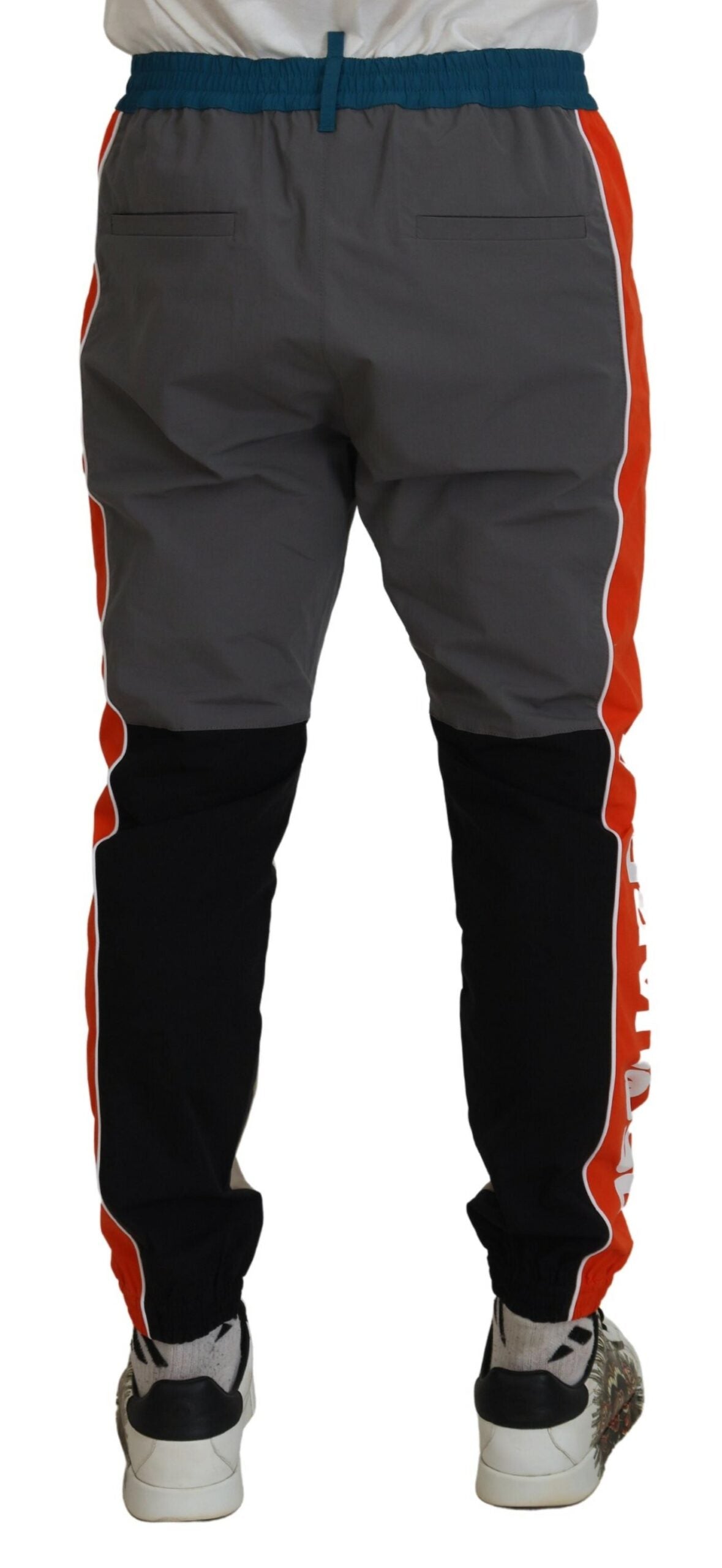 Dsquared�� Multicolor Patchwork Cotton Jogging Men's Pants (Pre-Owned)