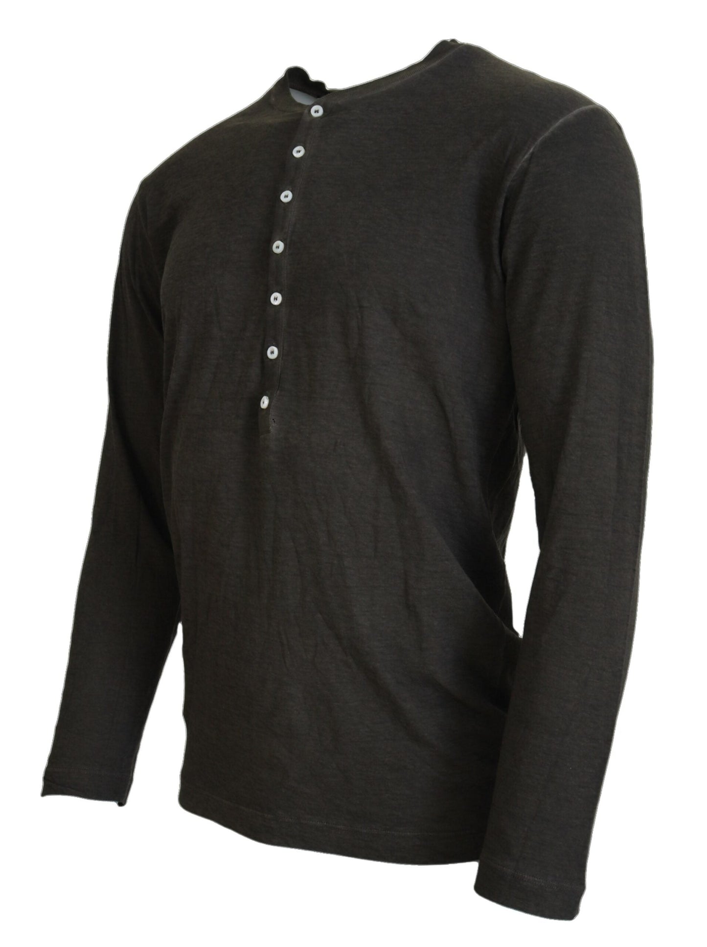 Dsquared�� Gray Cotton Linen Long Sleeves Pullover Men's Sweater