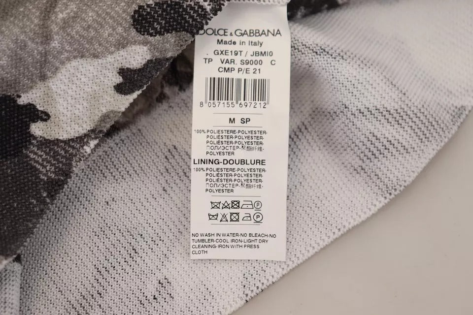 Dolce & Gabbana Black Polyester Crewneck Pullover Men's Sweater (Pre-Owned)