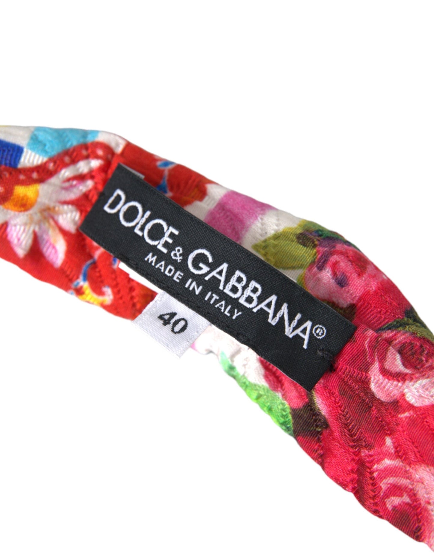 Dolce & Gabbana Multicolor Carretto Print Waist Women's Belt