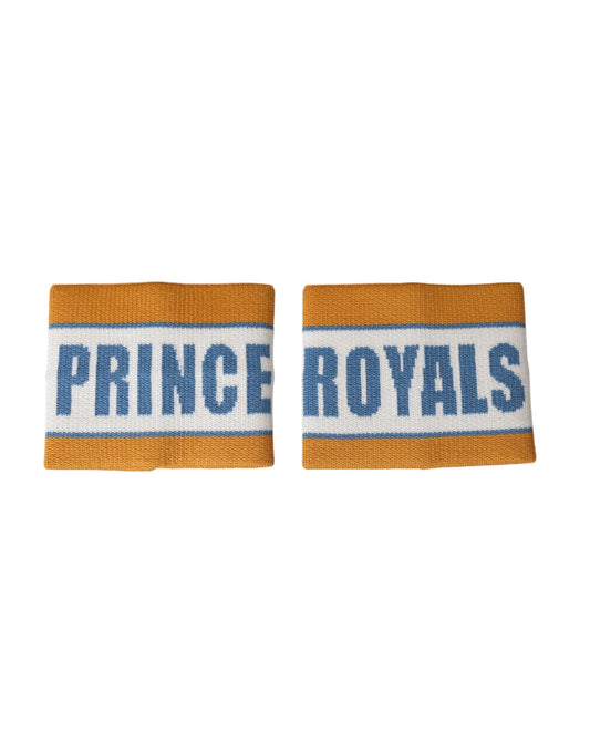 Dolce & Gabbana Multicolor Prince Royals Wool Men's Wristband