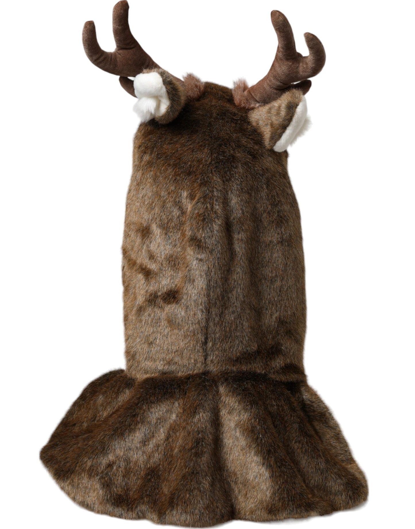 Dolce & Gabbana Brown Deer Faux Fur Whole Head Women's Hat