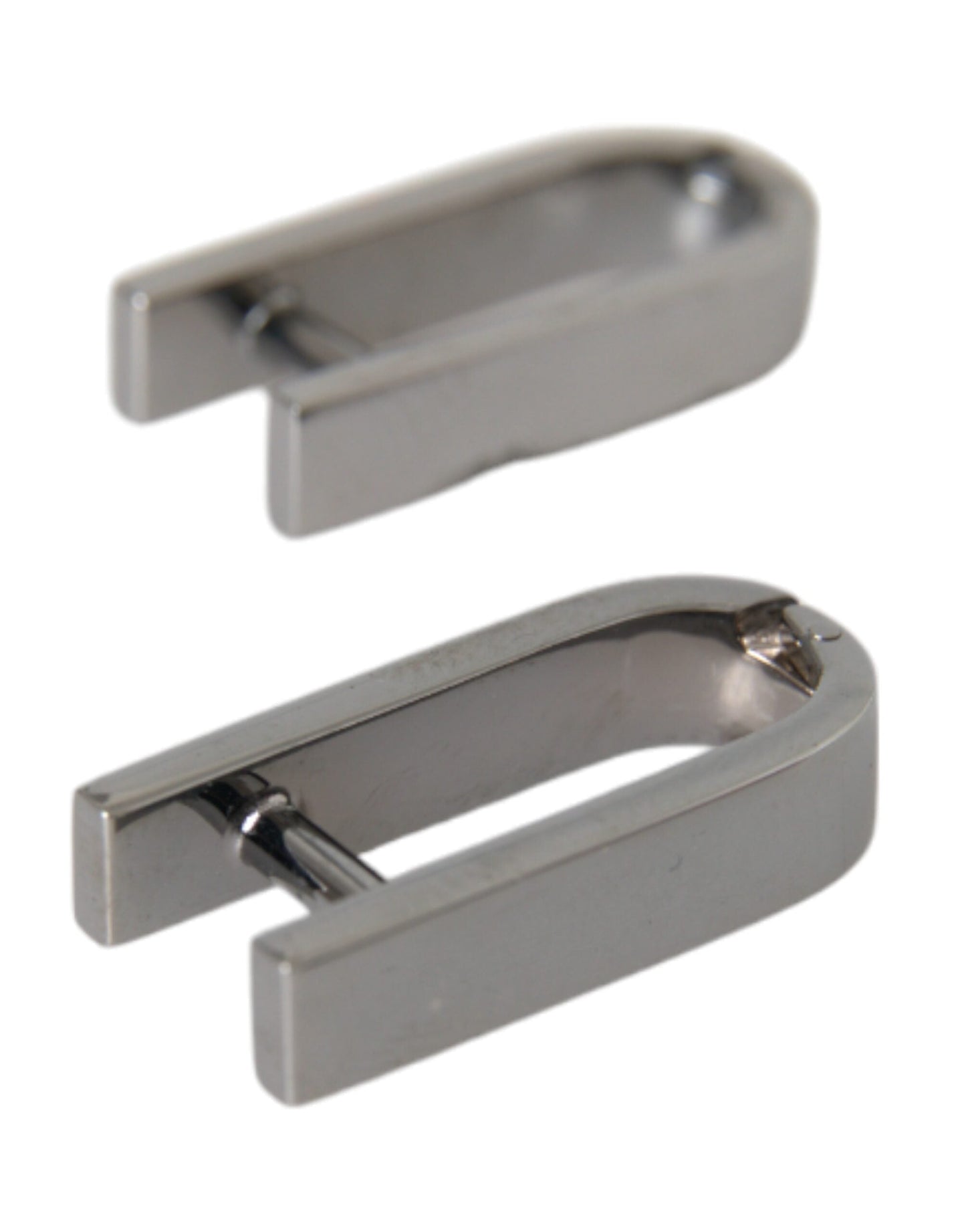 Dolce & Gabbana Silver Plated Metal Brass Pin Men Men's Cufflinks
