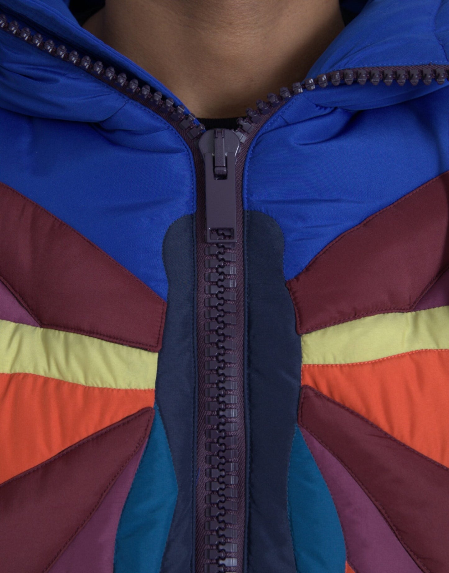 Dolce & Gabbana Multicolor Butterfly Hooded Puffer Men's Jacket