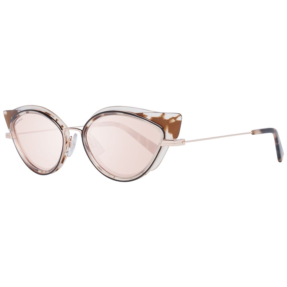 Dsquared�� Brown Metal & Plastic Women's Sunglasses