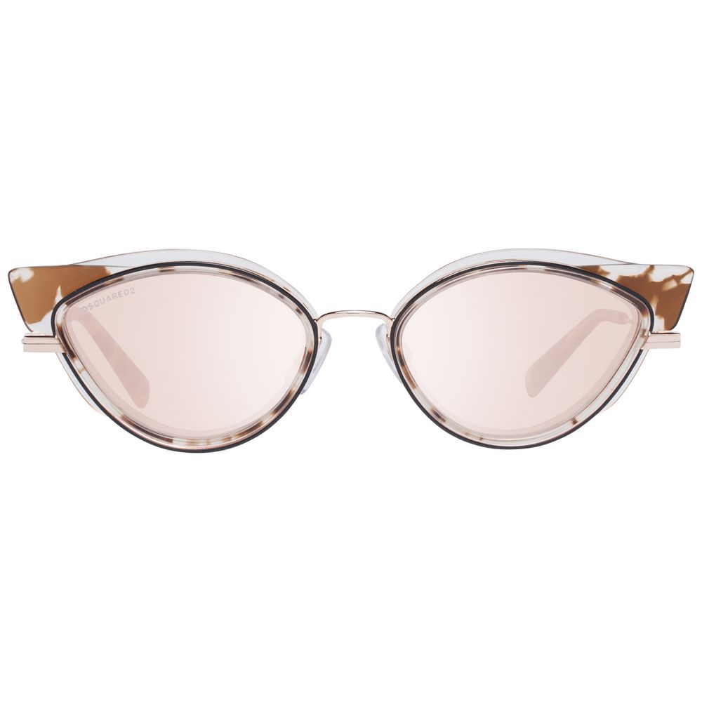 Dsquared�� Brown Metal & Plastic Women's Sunglasses