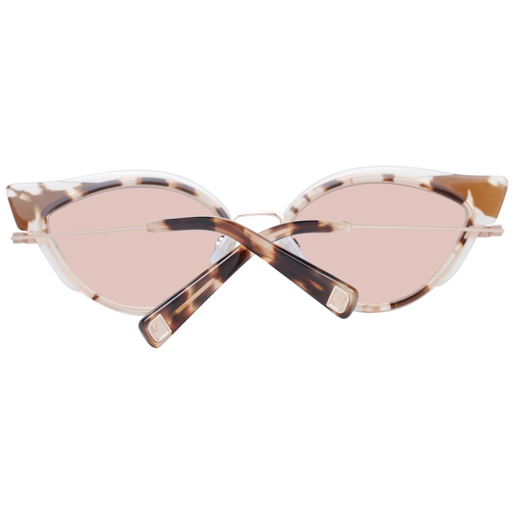 Dsquared�� Brown Metal & Plastic Women's Sunglasses