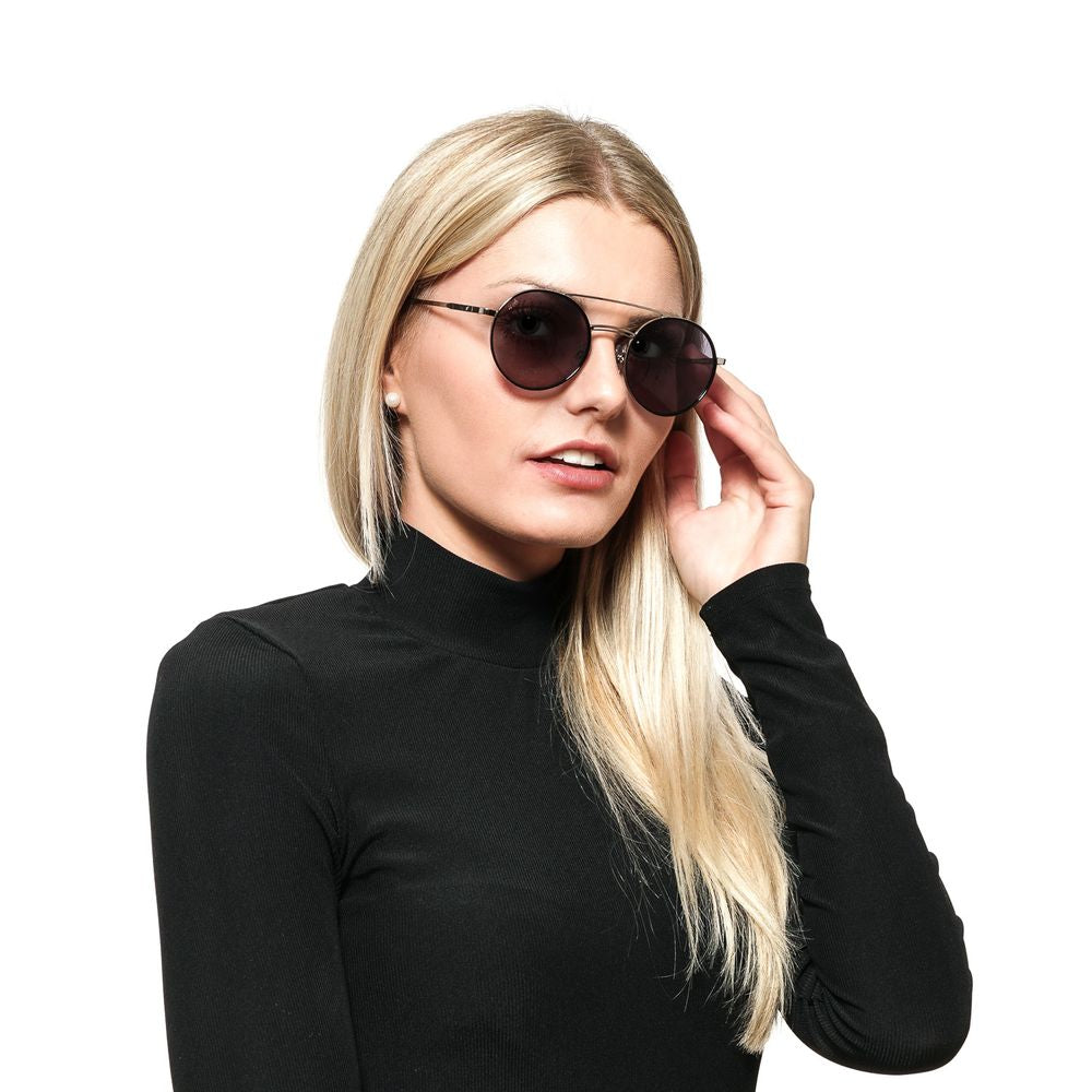 Web Silver Metal Women's Sunglasses