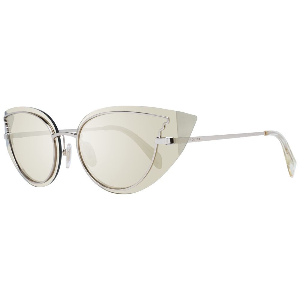 Police Gold Metal & Plastic Women's Sunglasses