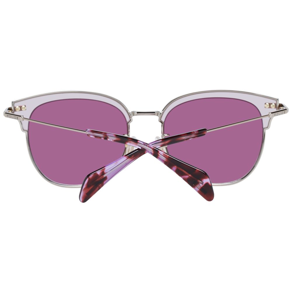 Police Burgundy Metal & Plastic Women's Sunglasses