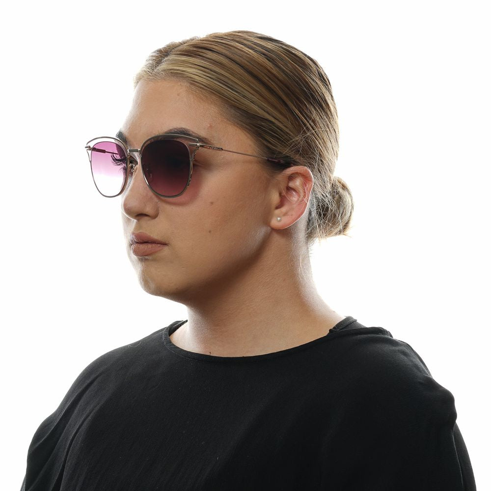 Police Burgundy Metal & Plastic Women's Sunglasses