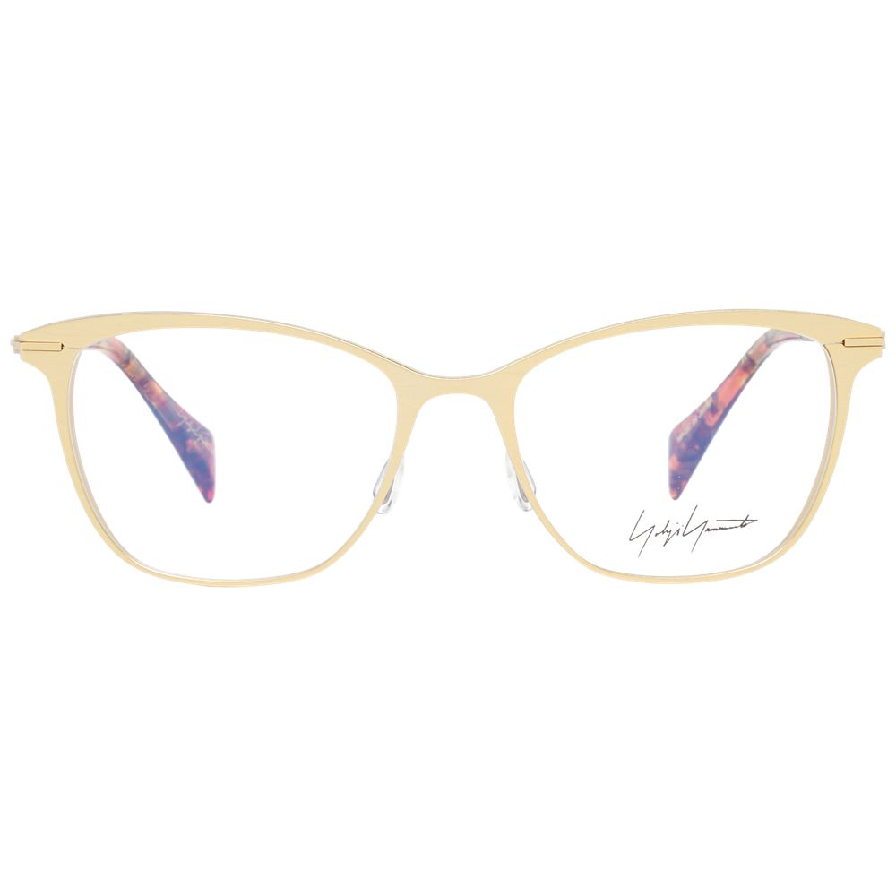 Yohji Yamamoto Gold Metal Glasses Women's (Frames)