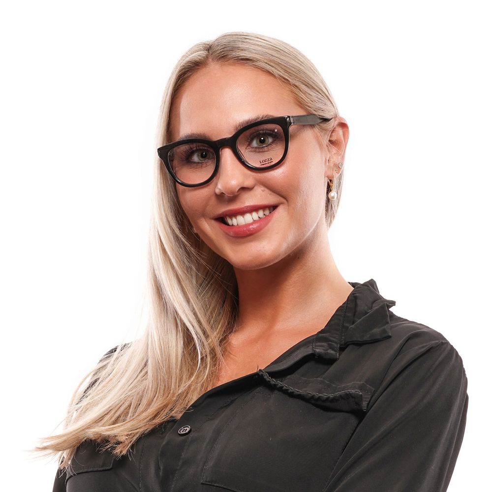 Lozza Black Plastic Glasses Women's (Frames)