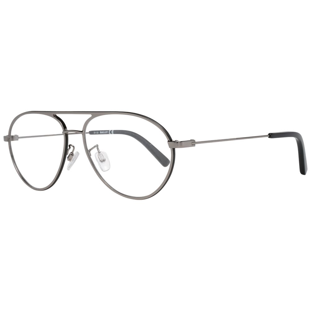 Bally Gray Metal & Plastic Glasses Men's (Frames)