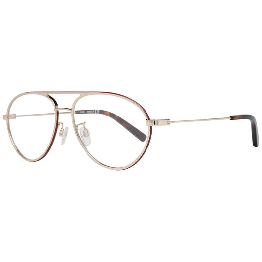 Bally Rose Gold Metal & Plastic Glasses Men's (Frames)