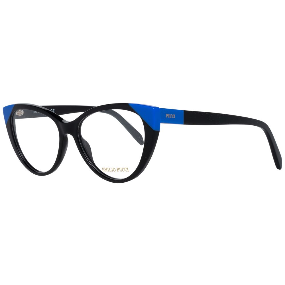 Emilio Pucci Black Plastic Glasses Women's (Frames)