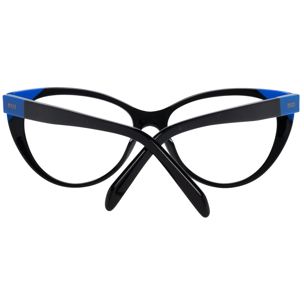 Emilio Pucci Black Plastic Glasses Women's (Frames)