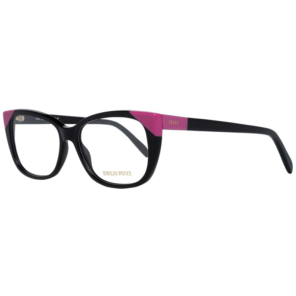 Emilio Pucci Black Plastic Glasses Women's (Frames)