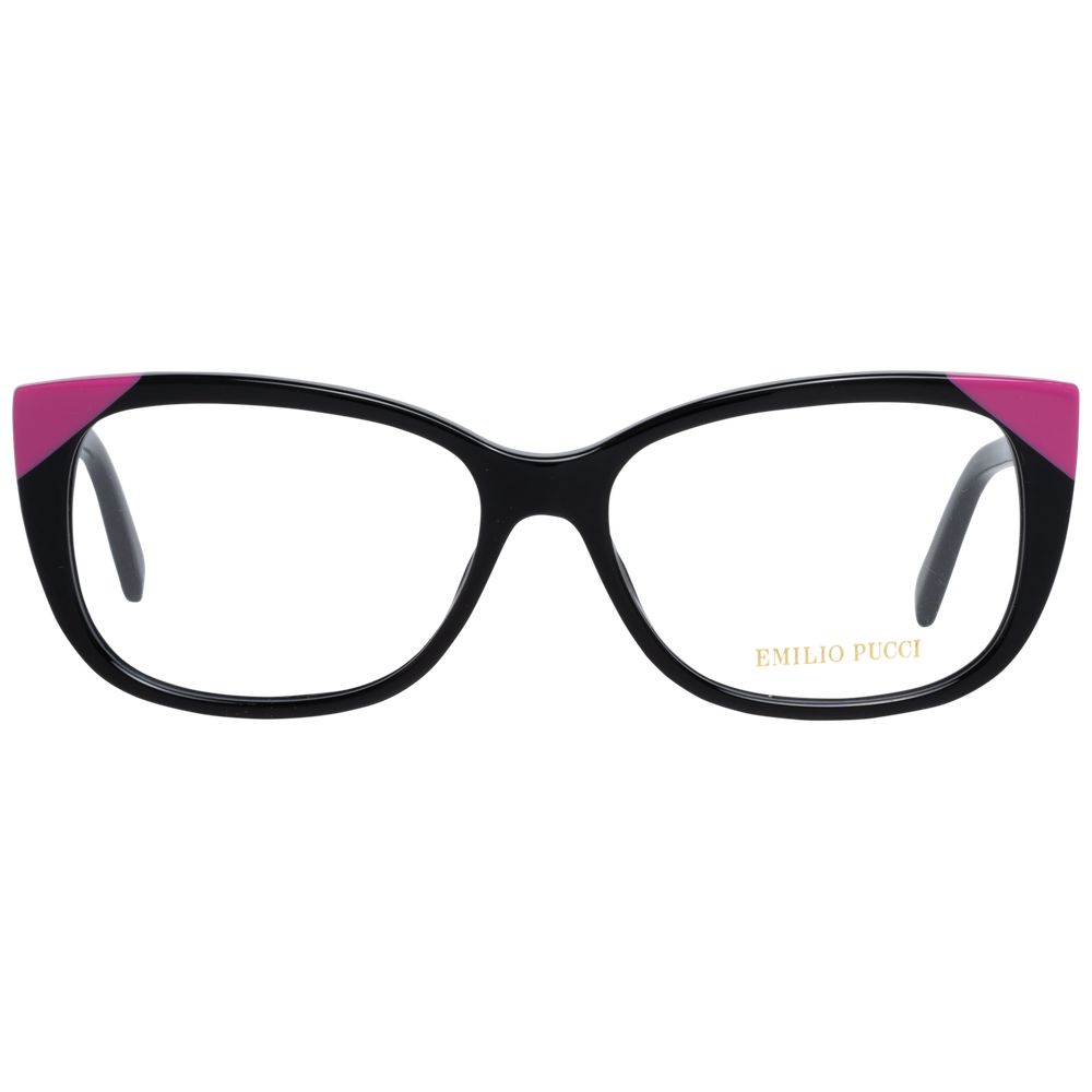 Emilio Pucci Black Plastic Glasses Women's (Frames)