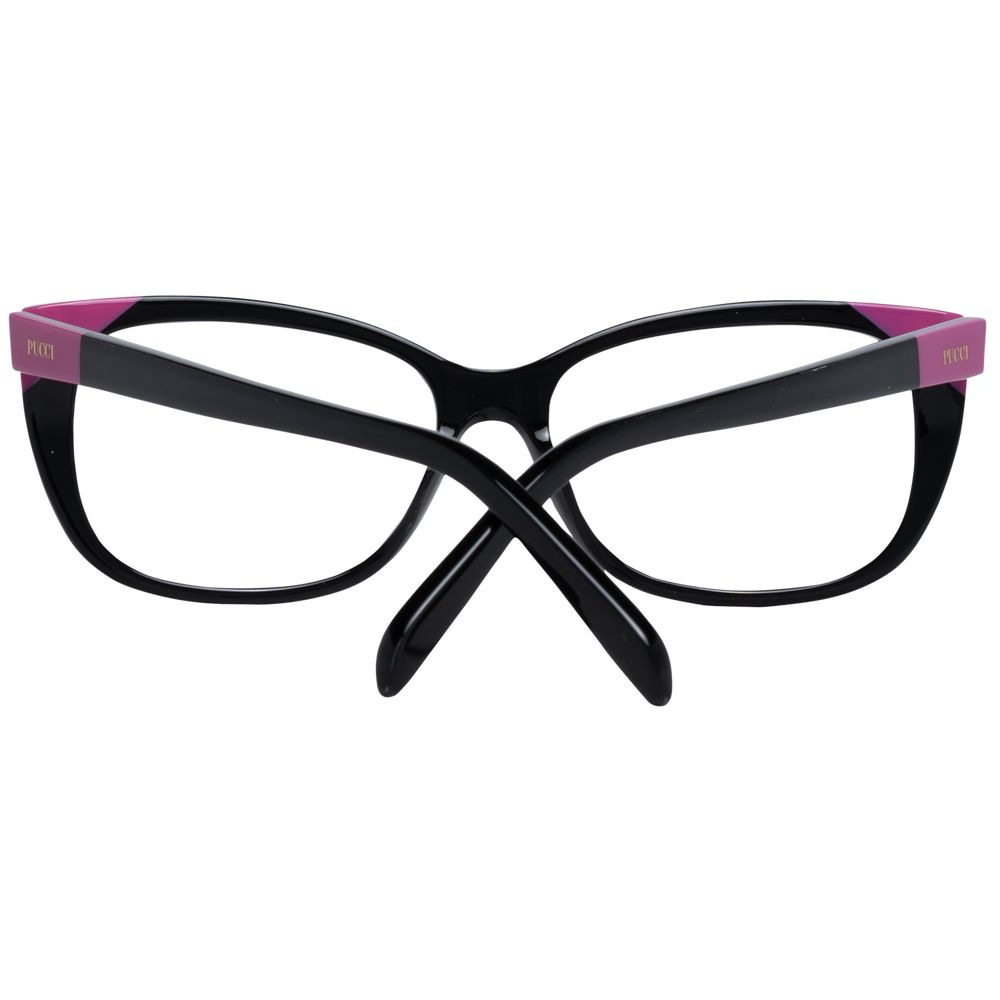 Emilio Pucci Black Plastic Glasses Women's (Frames)