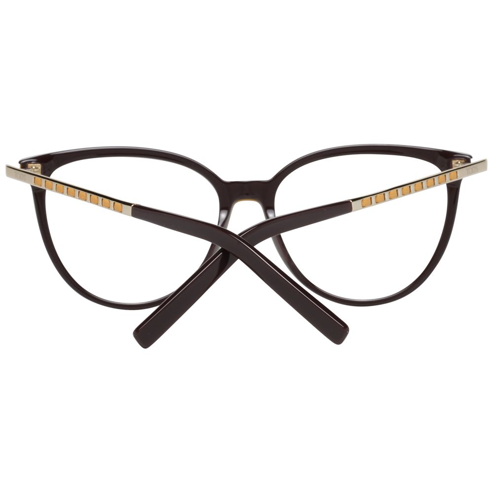Tod's Brown Metal & Plastic Glasses Women's (Frames)
