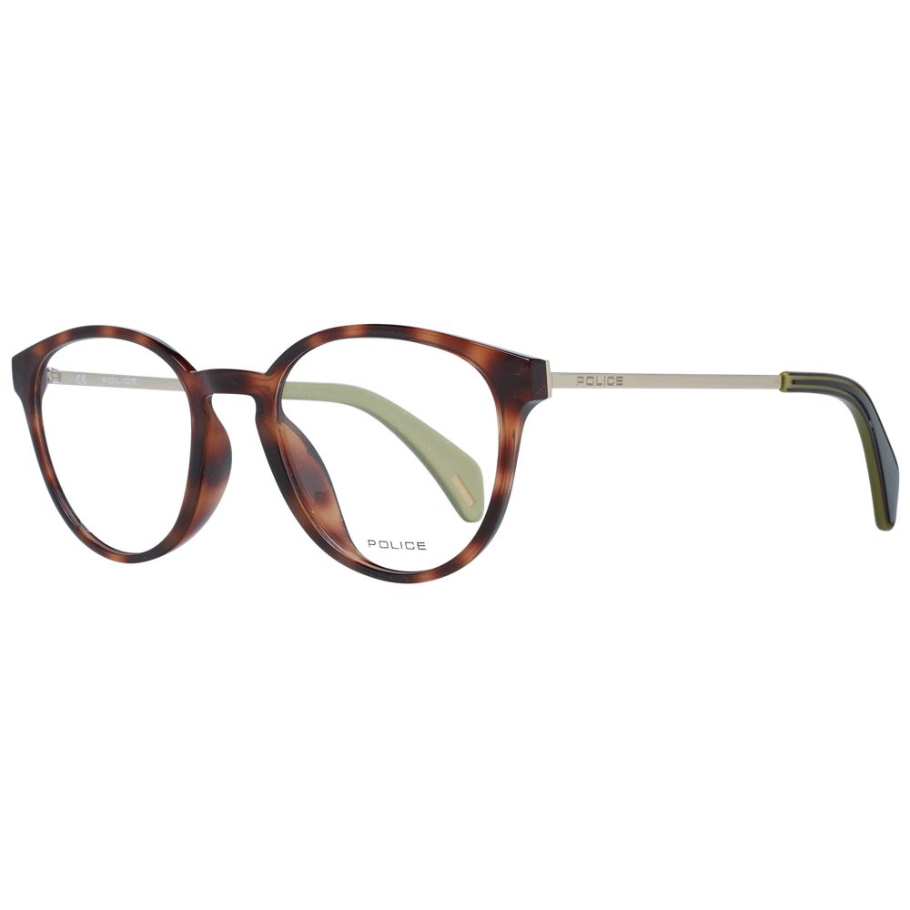 Police Brown Metal & Plastic Glasses Women's (Frames)