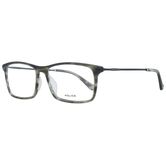 Police Gray Metal & Plastic Glasses Men's (Frames)