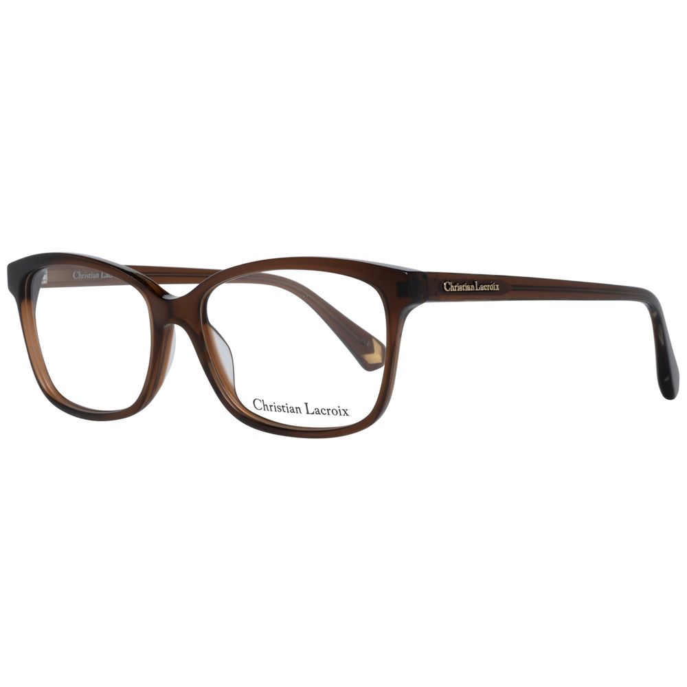 Christian Lacroix Brown Plastic Glasses Women's (Frames)