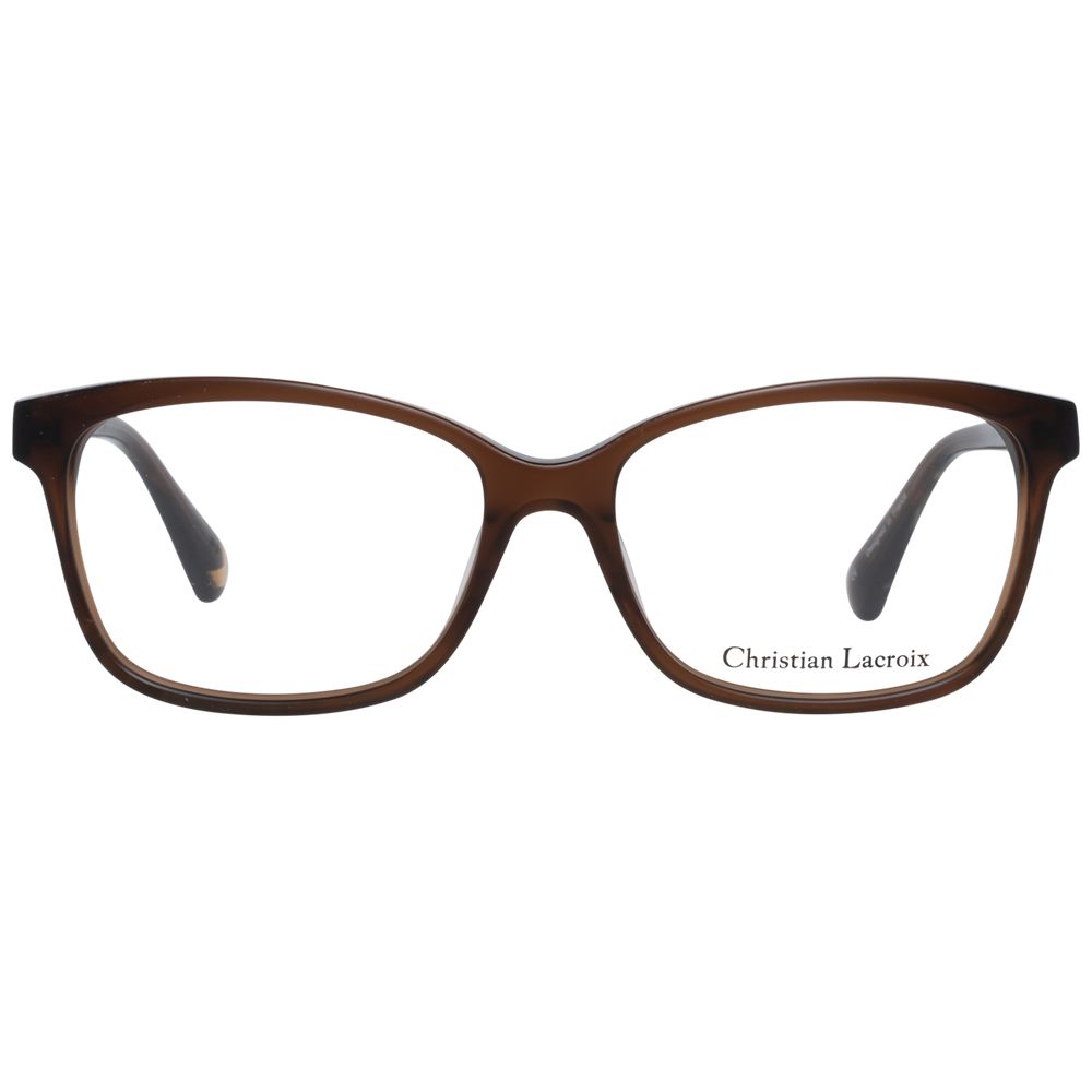 Christian Lacroix Brown Plastic Glasses Women's (Frames)