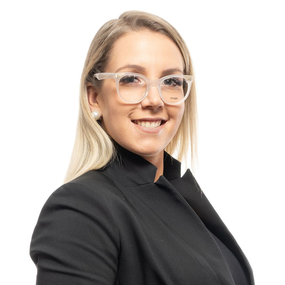 Maje White Plastic Glasses Women's (Frames)