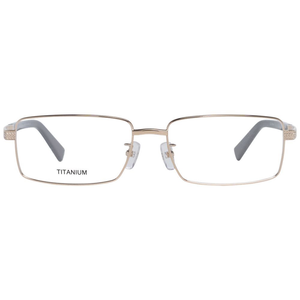Ermenegildo Zegna Gold Titanium Glasses Men's (Frames)