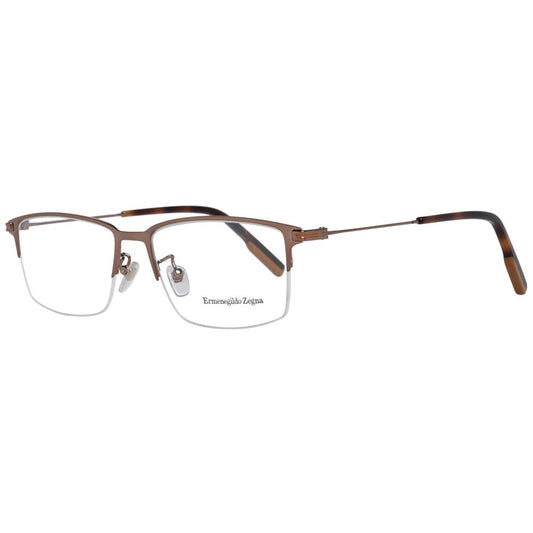 Ermenegildo Zegna Bronze Metal Glasses Men's (Frames)