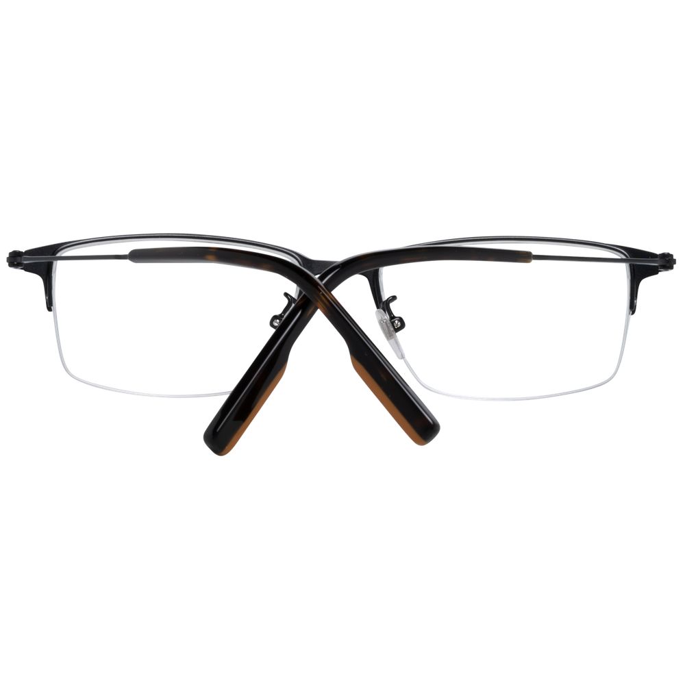 Ermenegildo Zegna Black Metal Glasses Men's (Frames)