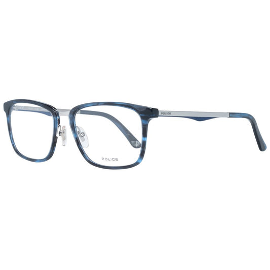 Police Blue Plastic Glasses Men's (Frames)