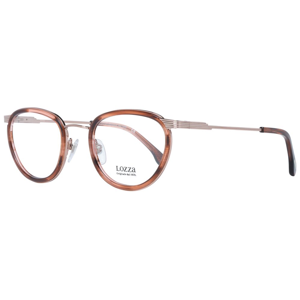 Lozza Brown Metal & Plastic Glasses Women's (Frames)