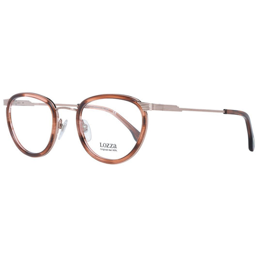 Lozza Brown Metal & Plastic Glasses Women's (Frames)